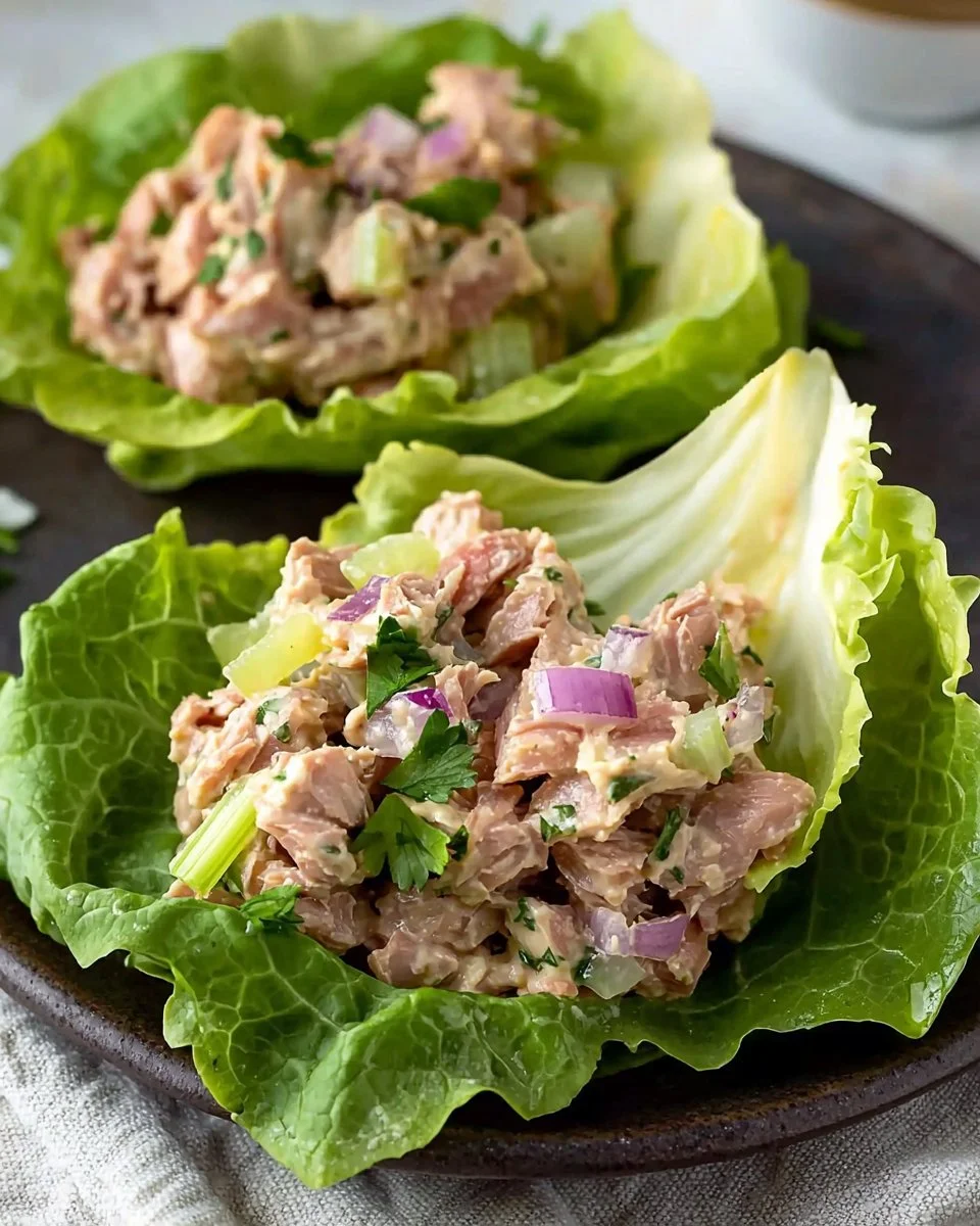 Tuna Lettuce Wraps