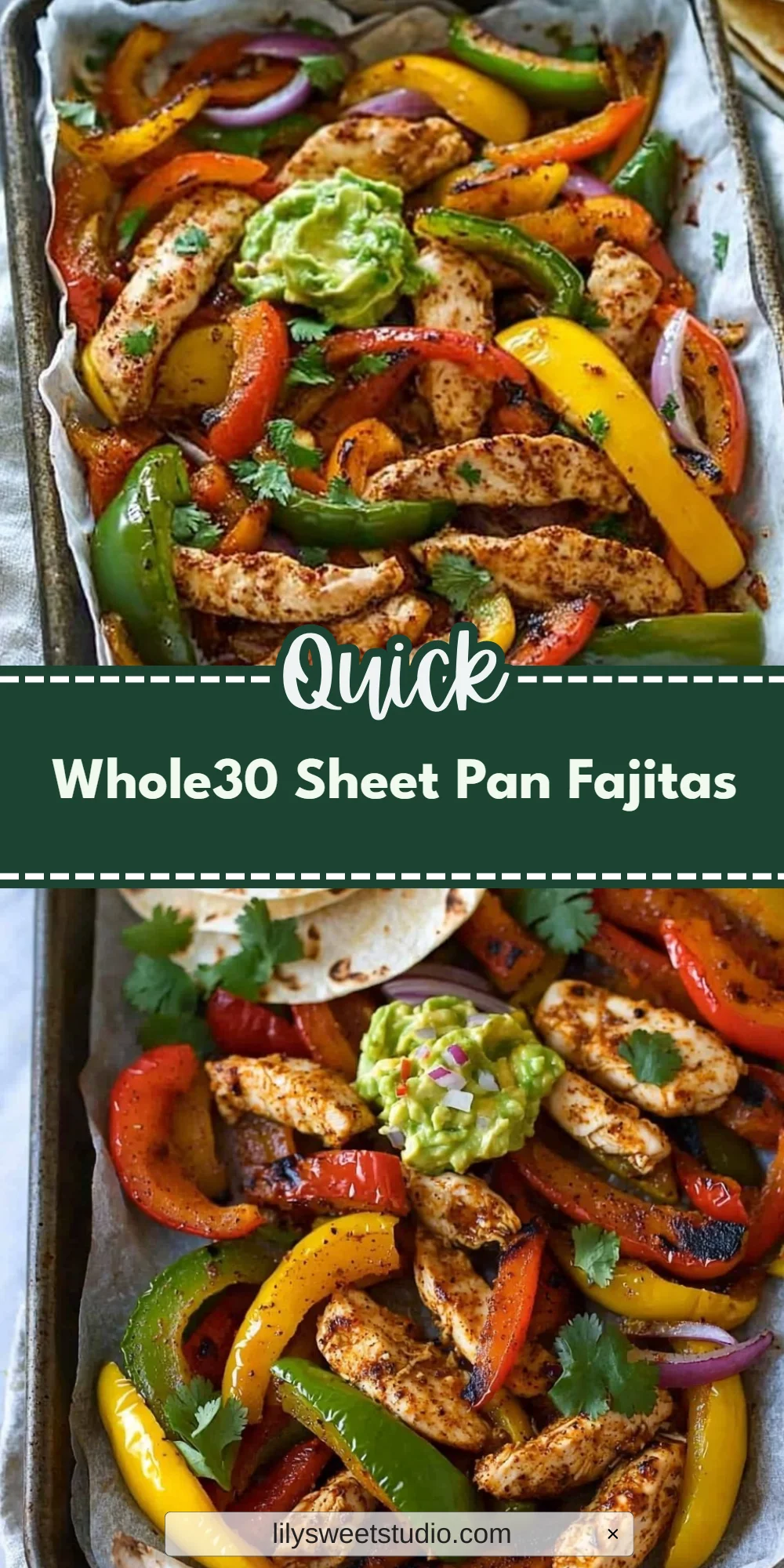 Whole30 Sheet Pan Fajitas